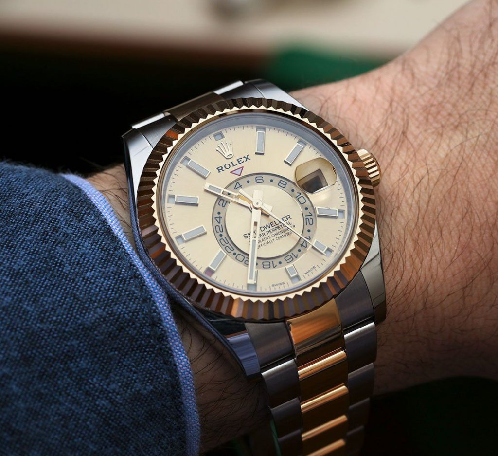 كيفيه بيع وشراء ساعة رولكس سكاي دويلر الاصلية